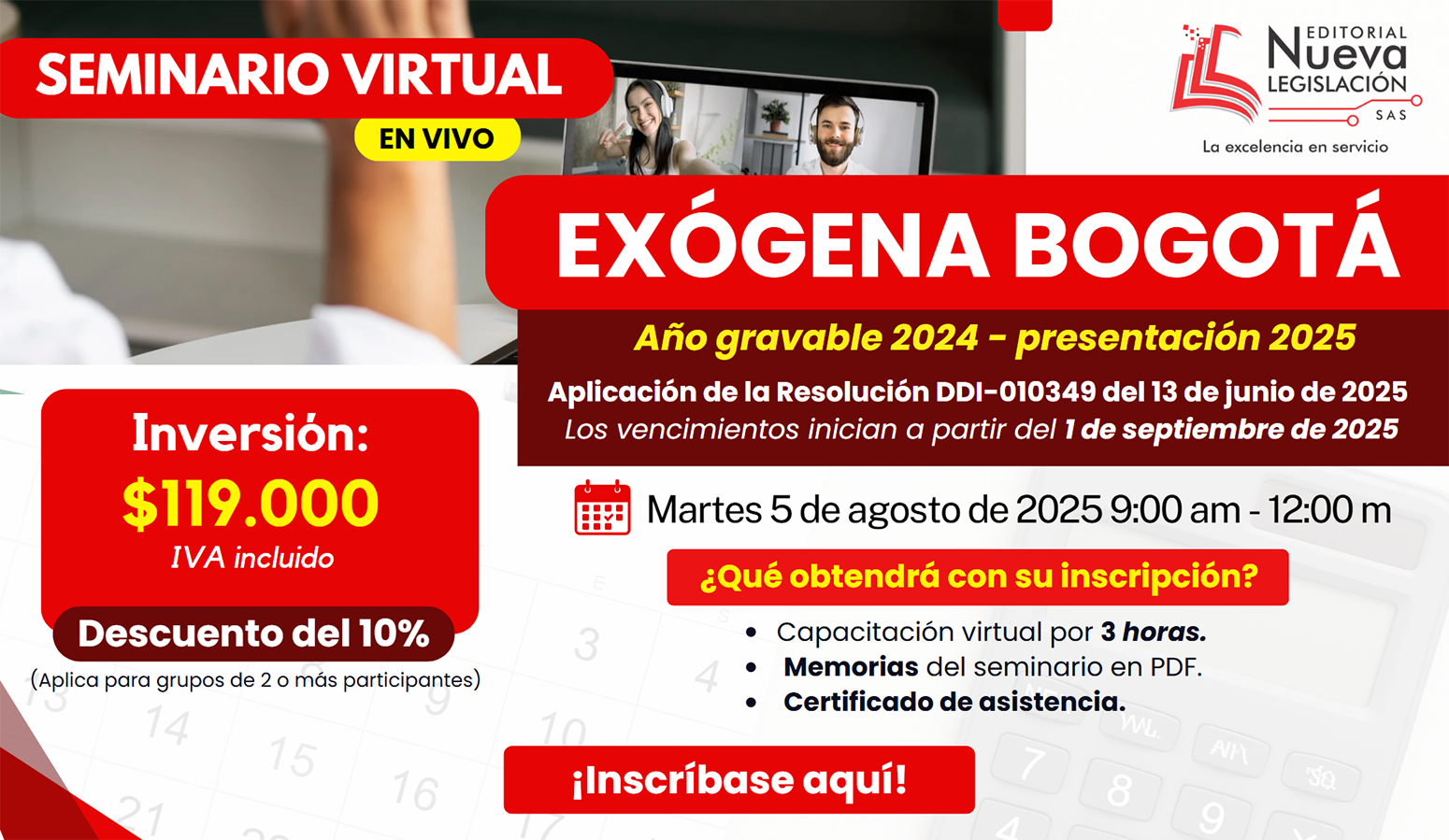 Seminario Exogena en Vivo